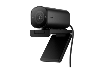 HP 960 4K Streaming Webcam black product. HP 960 4K Streaming Webcam black product.