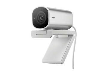 HP 960 4K Streaming Webcam silver product. HP 960 4K Streaming Webcam silver product.
