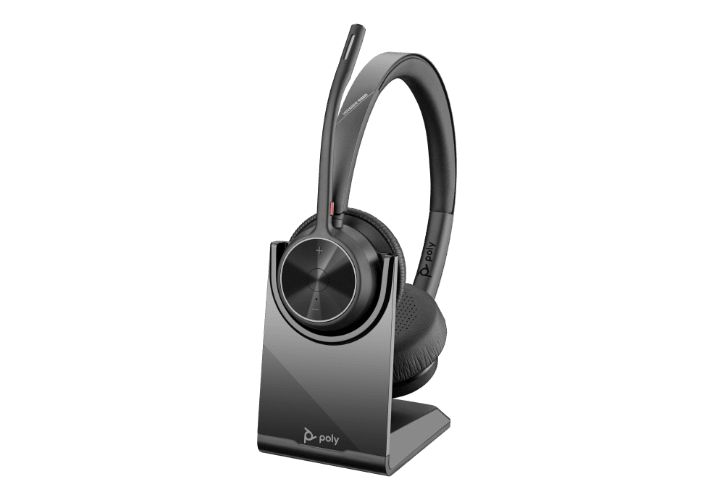 Voyager 4320 with charge stand product. Voyager 4320 with charge stand product.
